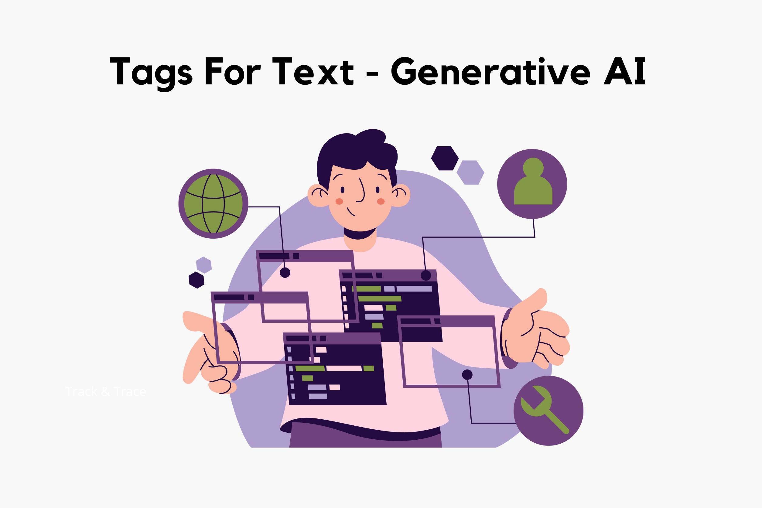 Tags for text